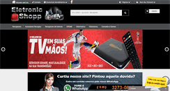 Desktop Screenshot of eletronicshopp.com.br