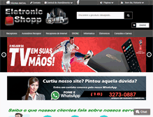 Tablet Screenshot of eletronicshopp.com.br